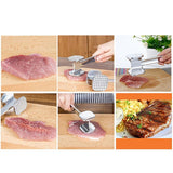 25cm Hammer Meat Tenderiser Chicken Steak Mallet Beef Handle - Side View