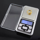 200g 0.01 DIGITAL POCKET SCALES JEWELLERY ELECTRONIC Milligram Micro Mg Weigh - Top-Down View