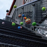 High Bouncing Ball Space Ball Bouncy Ball Outdoor Throw Catch Moon Ball Kids Toy - Top-Down View