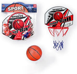 Mini Basketball Hoop Ring Kids Toy Children Door Indoor Hang Backboard - Front View