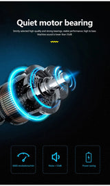 LCD Hair Clipper Barber Professional Electric Trimmer Shaver Beard Vintage - Gold - 45-Degree Angle