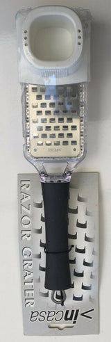 incasa Multi-Purpose Vegetable Slicer Stainless Steel Grater Shredder Cutter Razor - Top-Down View