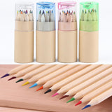 18pcs Mini Colour Pencils Junior Artist Coloured Pencils Kids Drawing Pencil - Rear View