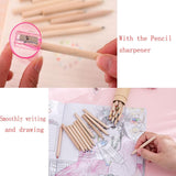 18pcs Mini Colour Pencils Junior Artist Coloured Pencils Kids Drawing Pencil - Close-Up Angle