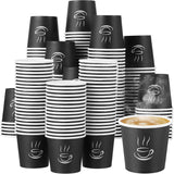 2400 Disposable Coffee Cups 4oz Extra Strong Takeaway Paper Take Away Bulk - Front View
