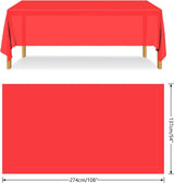 Table Cloth Cover Reusable & Washable Xmas Party 137cm x 274cm (54
