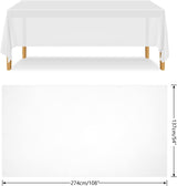 Table Cloth Cover Reusable & Washable Xmas Party 137cm x 274cm (54