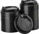 1000x Plastic Coffee Cup Sip Lids Suits 8oz/10oz Cups Take Away Bulk 80mm - Front View