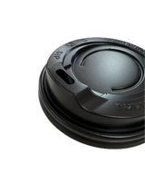 1000x Plastic Coffee Cup Sip Lids Suits 8oz/10oz Cups Take Away Bulk 80mm - 45-Degree Angle