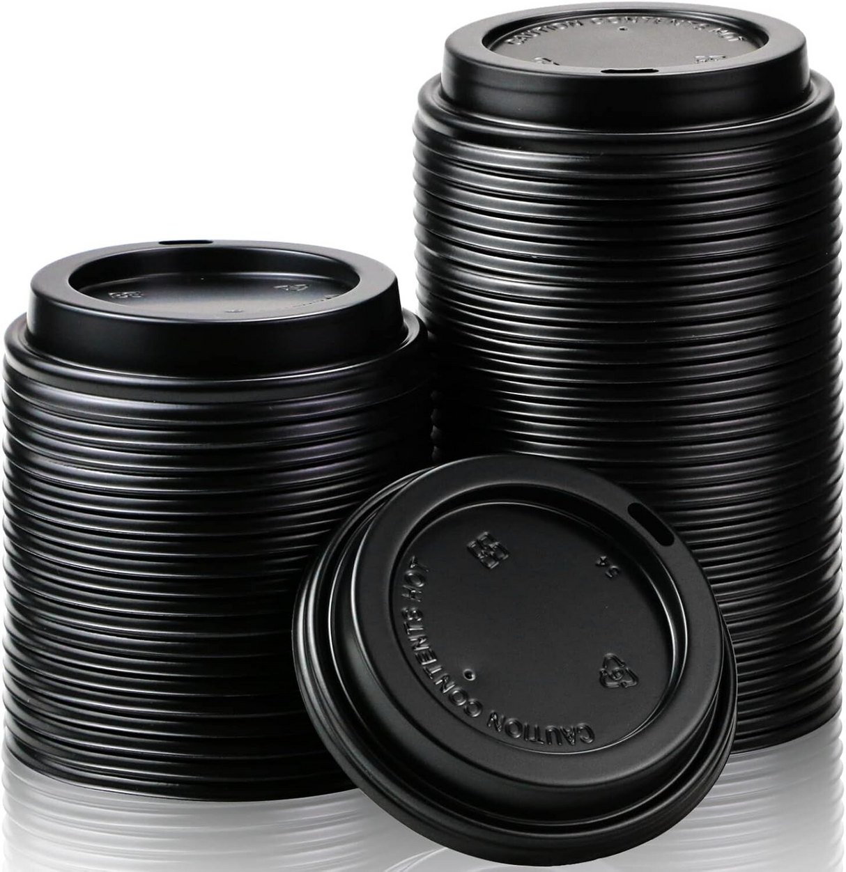 1000x Plastic Coffee Cup Sip Lids Suits 8oz/10oz Cups Take Away Bulk 80mm