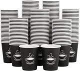 720x Extra Large Disposable Coffee Cups 12oz Strong Takeaway Paper Take Away Bulk - Front View