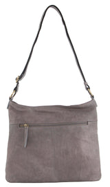 3Pc Set Pierre Cardin Womens Woven Leather Backpack + Cross-Body Bags - Sky Blue - Rear View
