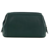 Pierre Cardin Mens Rustic Leather Toiletry Case Bag Travel - Zirkon - Side View