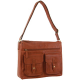 Pierre Cardin Leather Briefcase Bag Tote 13