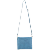 Pierre Cardin Ladies Cross Body Bag Leather Clutch Shoulder Sling Womens  - Tropical - Top-Down View