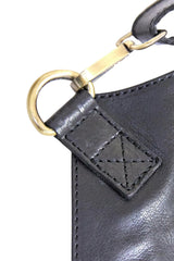 Pierre Cardin Professional Leather Apron Butcher Woodwork Hairdressing Barber Chef - Black - Extra Image