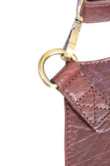 Pierre Cardin Professional Leather Apron Butcher Woodwork Hairdressing Barber Chef - Chestnut - Extra Image