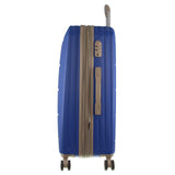 Pierre Cardin Hardshell Cabin Luggage Bag Travel Carry On TSA 54cm (49L) - Ocean - Rear View