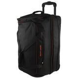 140L Pierre Cardin Trolley Bag Medium Soft Travel Luggage Wheeled Duffle - Black - Front View