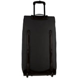 140L Pierre Cardin Trolley Bag Medium Soft Travel Luggage Wheeled Duffle - Black - 45-Degree Angle