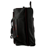 140L Pierre Cardin Trolley Bag Medium Soft Travel Luggage Wheeled Duffle - Black - Rear View