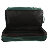 Pierre Cardin 72cm Green Wheeled Duffle Bag - Medium Soft Travel Luggage - Rear View