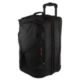 Pierre Cardin 82cm Large Wheeled Duffle Bag - Black Soft Travel Luggage