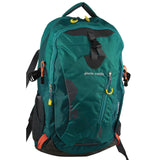 Pierre Cardin Mens Nylon Travel & Sport Medium Backpack Bag in Green - Front View