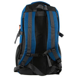 Pierre Cardin Mens Nylon Travel & Sport Large Backpack Bag in Blue - Top-Down View