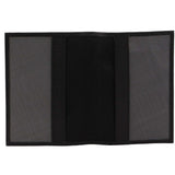 Pierre Cardin Slim Leather Passport Travel Wallet Holder RFID Case Cover - Black