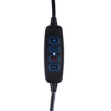 Adjustable LED Selfie Ring Light with Tripod and Phone Holder for Streaming and Makeup - Side View