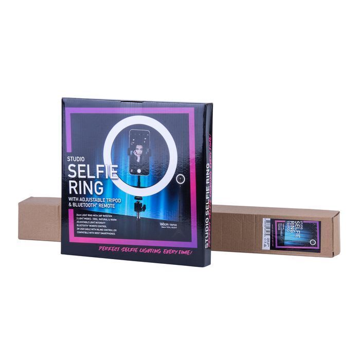 Adjustable LED Selfie Ring Light with Tripod and Phone Holder for Streaming and Makeup