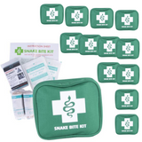 12x 9 Piece Australian Snake Bite First Aid Kit Camping Hiking Travel - Front View