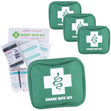 3x 9 Piece Australian Snake Bite First Aid Kit Camping Hiking Travel - Front View
