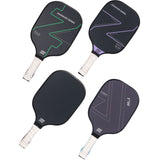 4x Graphite Carbon Fiber Pickleball Paddles Pickle Ball Racket Racquet Bulk - Rear View