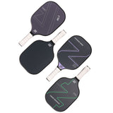 4x Graphite Carbon Fiber Pickleball Paddles Pickle Ball Racket Racquet Bulk - Close-Up Angle
