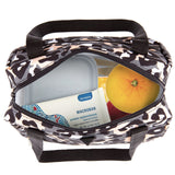 PACKIT Freezable Ice Lunch Bag Tote Food Storage Camping Travel Tiger - Wild Leopard - Side View