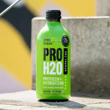 PRO H20 Sparkling 20g Protein Hydration Drink Zero Sugar Hydrate - Green Python - Side View