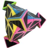 Pyraminx Brain Teaser Puzzle Cube - Educational 3D Triangle Toy for Critical Thinking - 45-Degree Angle