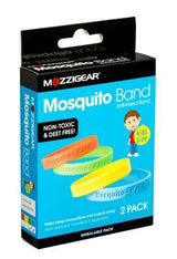 Mozzigear Mosquito Kids Wrist Band Repellent Camping Hiking Non-Toxic Childrens 2pk - Side View