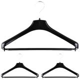 3pcs SUIT HANGER Jacket Pants Clothing Coat Non Slip Broad Shoulder Tube Holder - Front View