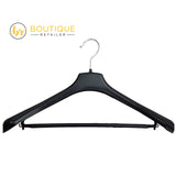 3pcs SUIT HANGER Jacket Pants Clothing Coat Non Slip Broad Shoulder Tube Holder - Low Angle
