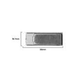 Rolltrak Keyless Safety Lock for Sliding Screen Doors & Windows (1 pack of 2) - Side View