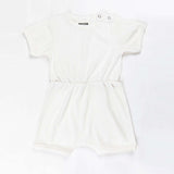Ponchik Babies + Kids - Ribbed Cotton Romper - Daisy - 3-6 months
