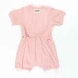 Ribbed Cotton Lemonade Romper for Babies & Toddlers - 3-6 Months - Top-Down View