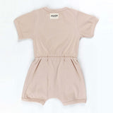 Ribbed Cotton Baby Romper - Sugar Cookie - 12-18 Months
