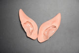 Pointed Latex Elf Ears for Halloween Costumes - Ideal for Wizards, Vampires, and Aliens - Side View