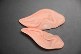 Pointed Latex Elf Ears for Halloween Costumes - Ideal for Wizards, Vampires, and Aliens - Top-Down View
