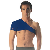 SHOULDER SUPPORT BRACE Back Posture Belt Pain Heat Compression Relief Strap - Front View
