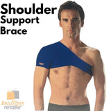 SHOULDER SUPPORT BRACE Back Posture Belt Pain Heat Compression Relief Strap - Close-Up Angle